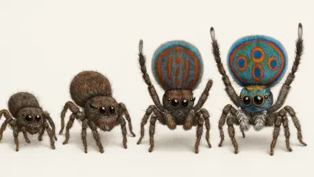 Pourquoi les Araignées Paon Évoluent-elles si Vite ?